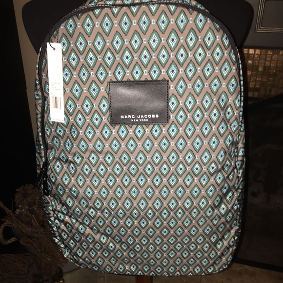 NWT Marc Jacobs Diamond Printed Packables Backpack - Picture 3 of 7